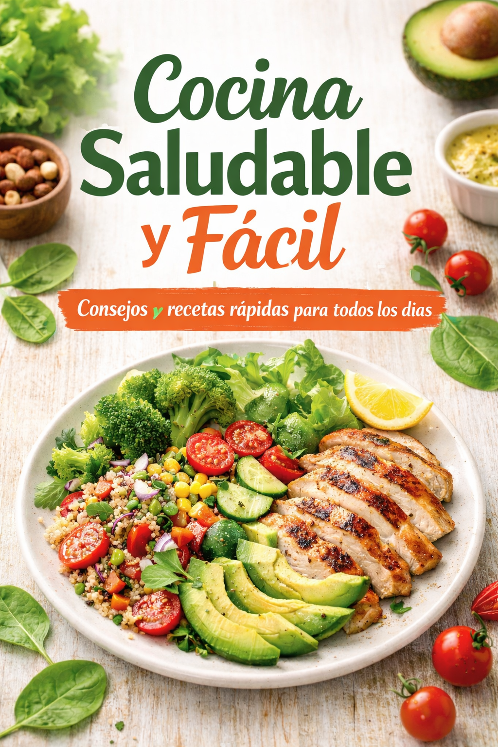 Portada Ebook Cocina Saludable y Fácil