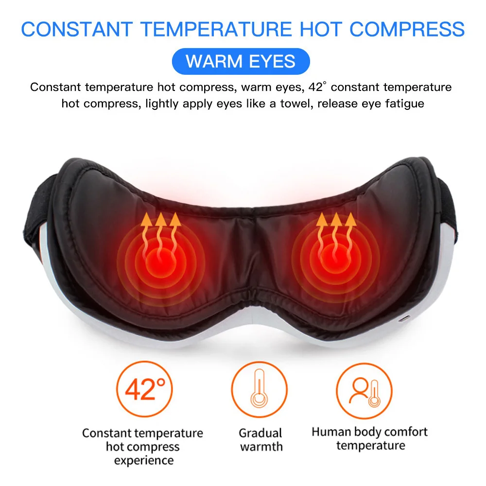 Masajeador de ojos – Recuperación inteligente con compresión y calor