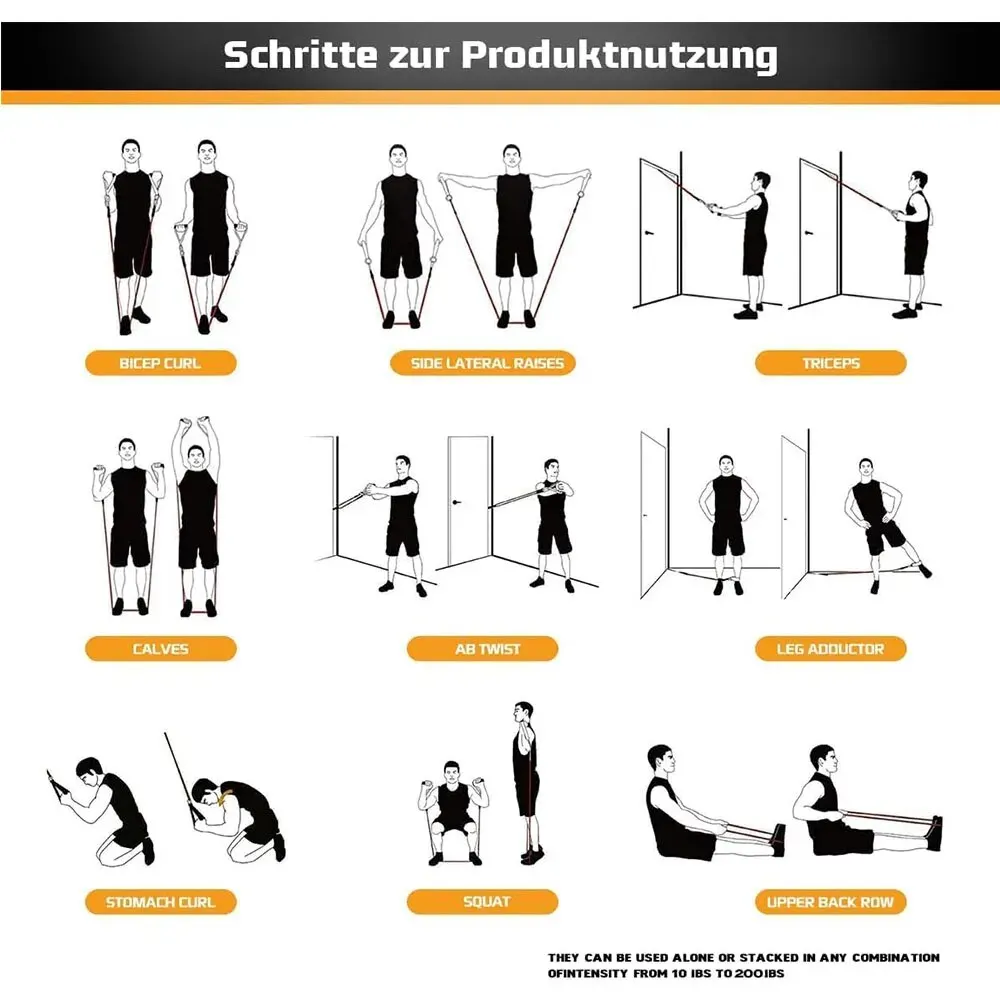 kit portátil de barra y bandas elásticas-Convierte cualquier lugar en tu gimnasio
