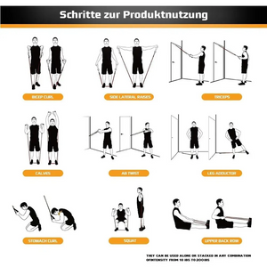 kit portátil de barra y bandas elásticas-Convierte cualquier lugar en tu gimnasio