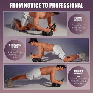 Transforma tu abdomen en casa con la nueva Rueda Abdominal Pro con Rebote Automático