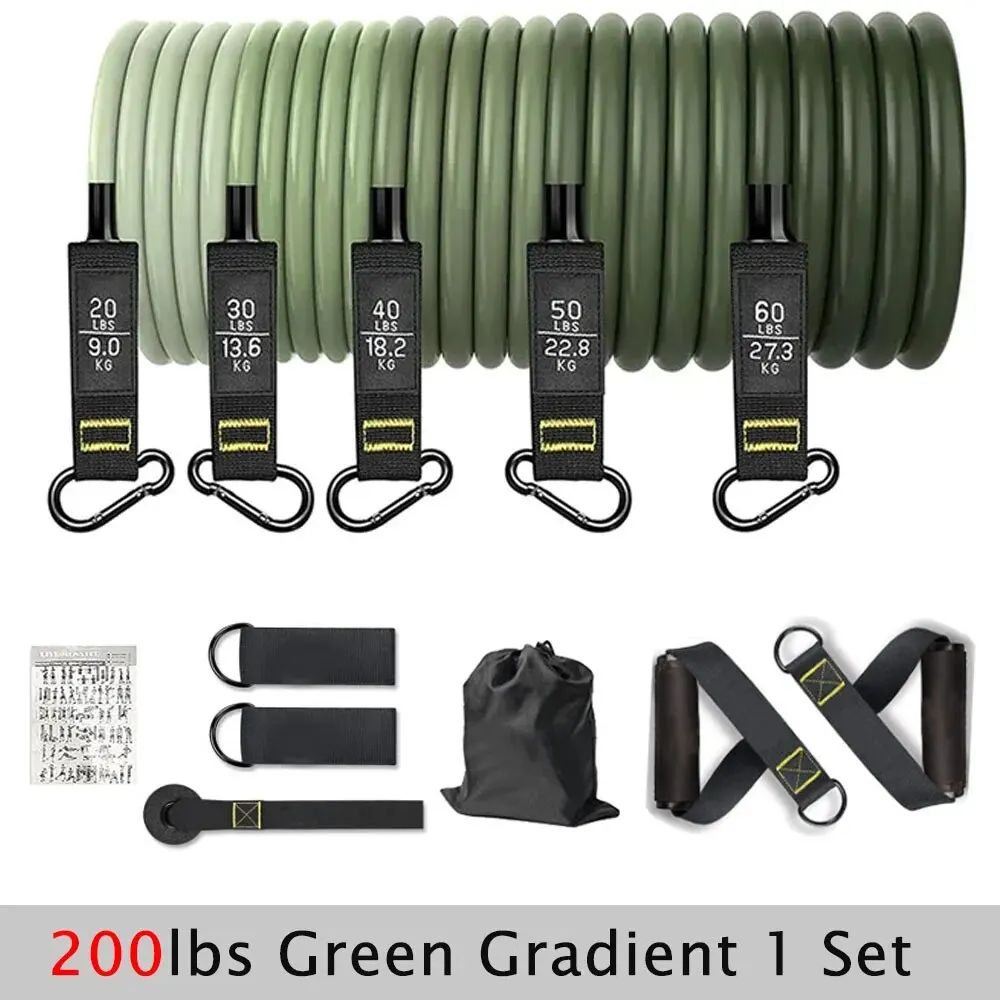kit portátil de barra y bandas elásticas-Convierte cualquier lugar en tu gimnasio