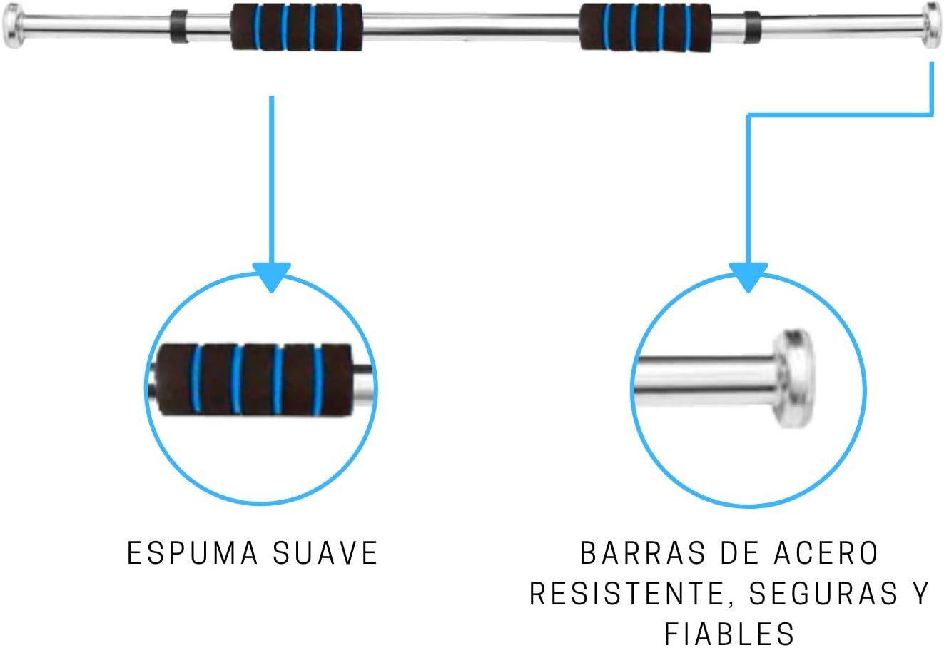 Barra de Dominadas Ajustable-Convierte cualquier puerta en tu gimnasio