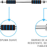 Barra de Dominadas Ajustable-Convierte cualquier puerta en tu gimnasio