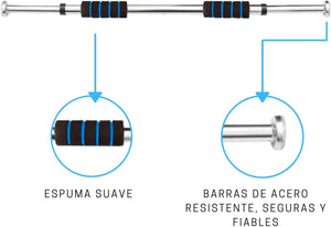 Barra de Dominadas Ajustable-Convierte cualquier puerta en tu gimnasio