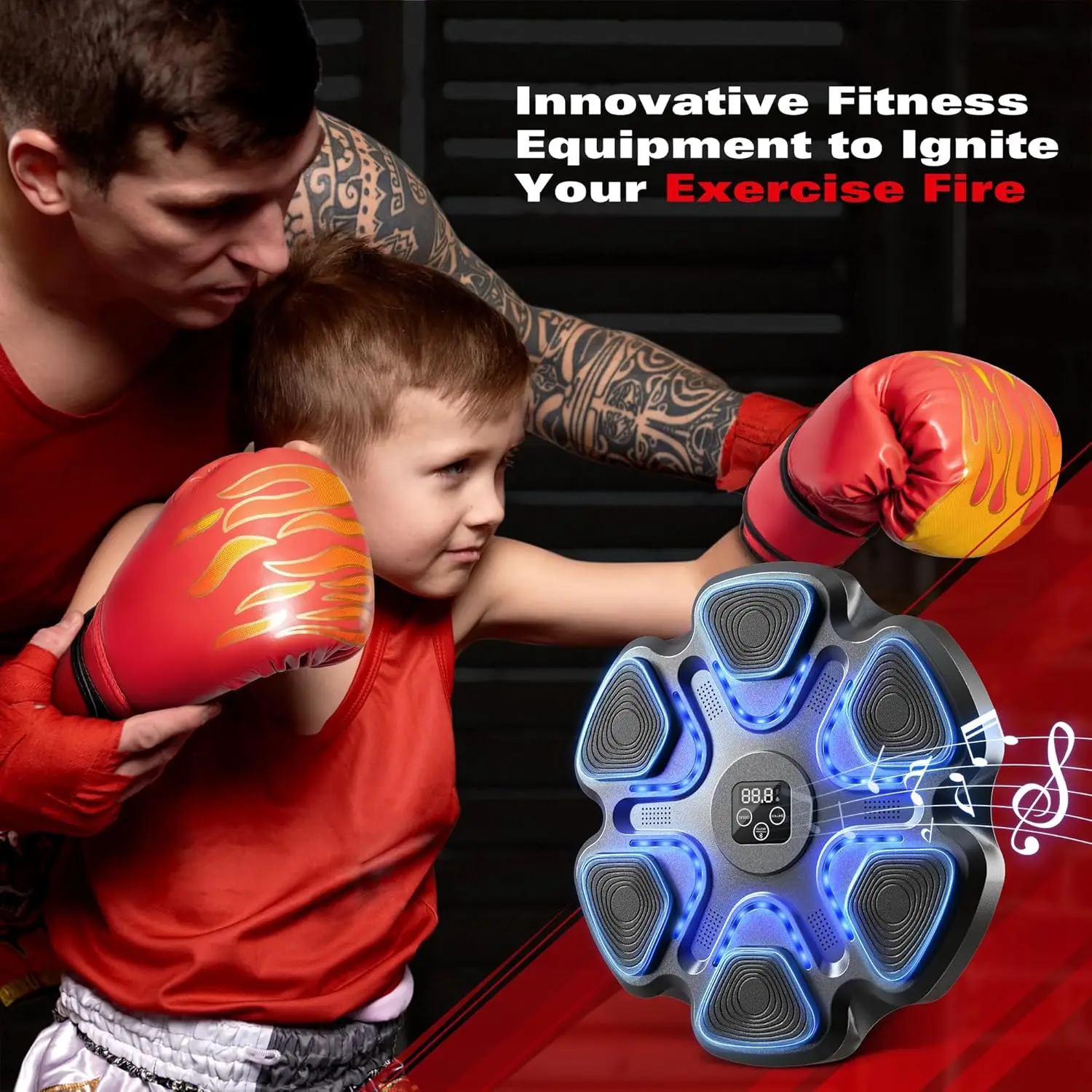 Máquina de Boxeo Inteligente-Entrena, diviértete y mejora tus reflejos desde casa