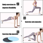 Discos deslizantes de entrenamiento: fortalece todo el cuerpo desde cualquier lugar.