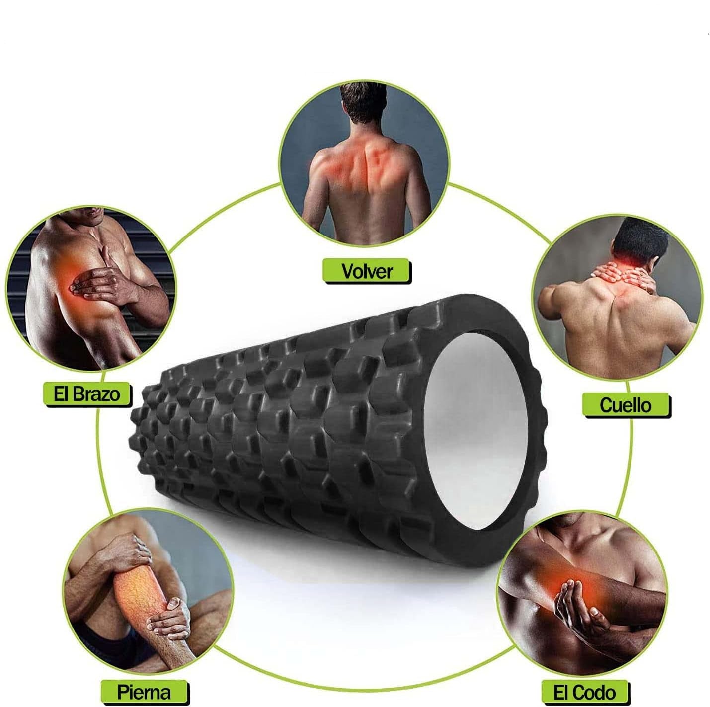 Roller para masaje corporal - Reduce el dolor, mejora tu flexibilidad