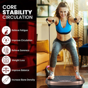 Máquina De Ejercicio con Placa De Vibración Bandas De Bucle, Entrenamiento En Casa