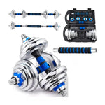 Kit de Mancuernas Ajustables de 20 kg con Barra y Discos