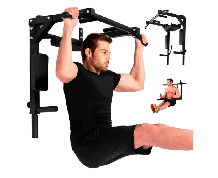 Home Gym Raganet-Barra de Dominadas 8 en 1