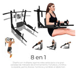 Home Gym Raganet-Barra de Dominadas 8 en 1