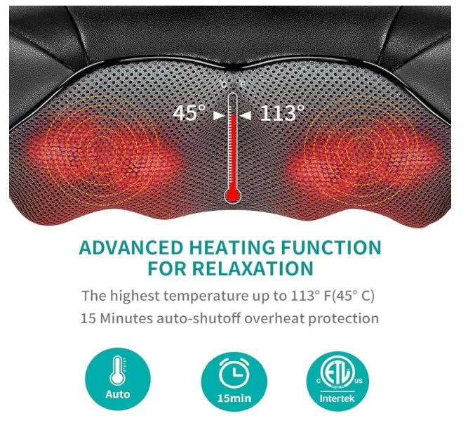 Masajeador Cervical con Calor – Recuperación total desde el cuello hasta la espalda baja