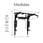 Home Gym Raganet-Barra de Dominadas 8 en 1