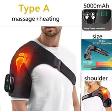 Masajeador de Hombro con Calor Inteligente-Alivio inmediato para dolor y lesiones