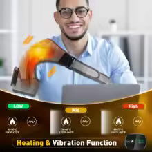 Masajeador de Hombro con Calor Inteligente-Alivio inmediato para dolor y lesiones