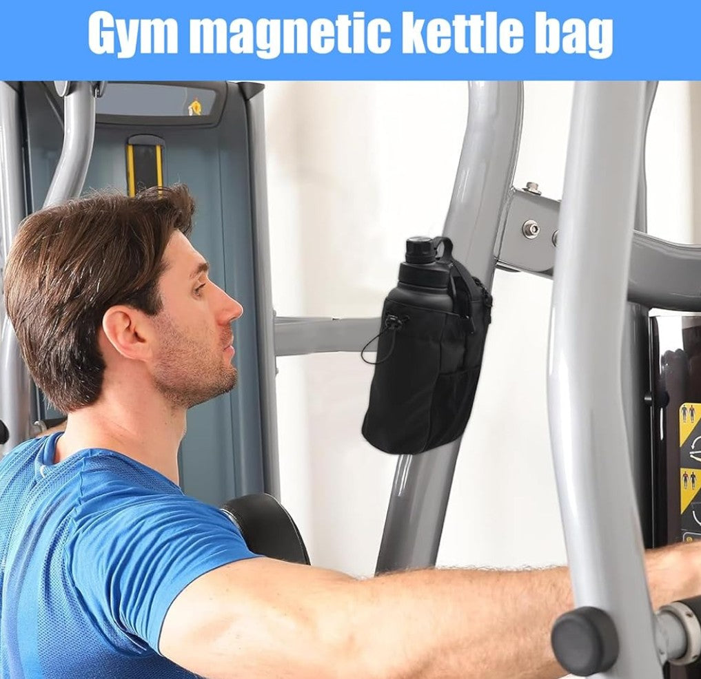 Bolsa Deportiva Magnética 2 en 1 – ¡Lleva tu botella y tu celular con estilo